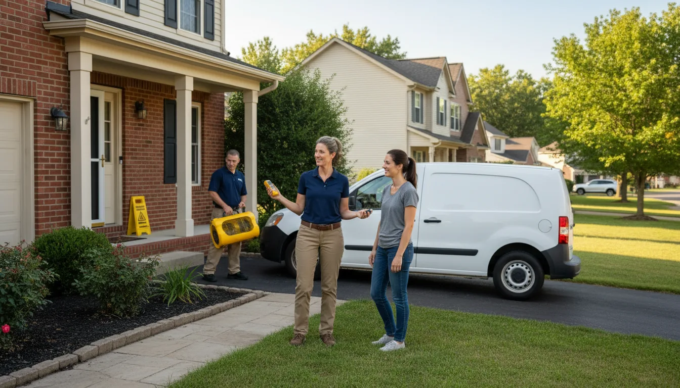 Water restoration image for Fire And Smoke Damage Restoration in Blakesburg, IA